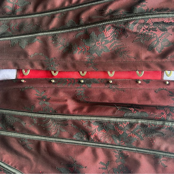 Torrid Red and Black Lace Shapewear Corset - Picture 4 of 5